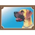 Weiteres Produktbild Farbschild Achtung Hund, Doga gelb