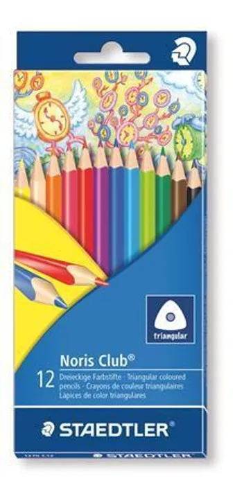 Hauptbild des Produkts Barevné pastelky "Noris Club", 12 barev, trojhranná, STAEDTLER