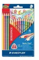 Buntstifte "Noris Club", 12+4 Farben, dreikantig, STAEDTLER