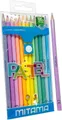 Pastellfarben-Buntstifte PASTEL, 12 Farben, rund, MITAMA 62827