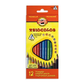 Buntstifte „Triocolour 3132/12“, 12 Stück, dreieckig, KOH-I-NOOR