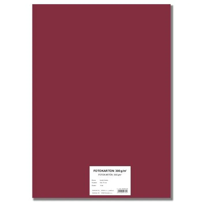 Hauptbild des Produkts Barevný karton EXTRA 300g 50x70cm bordó [10 listů]