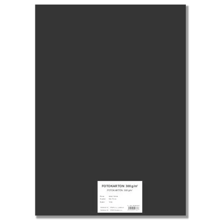 Hauptbild des Produkts Barevný karton EXTRA 300g 50x70cm černý [10 listů]