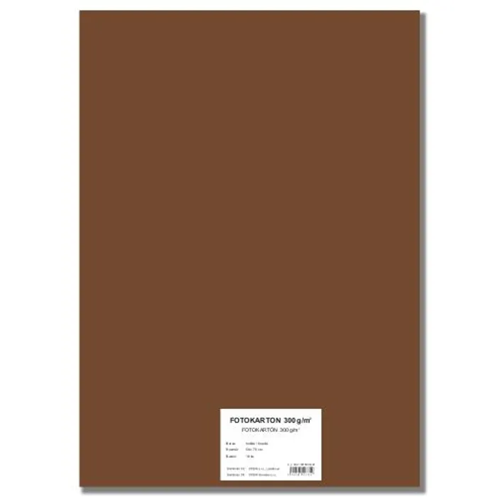 Hauptbild des Produkts Barevný karton EXTRA 300g 50x70cm hnědý [10 listů]