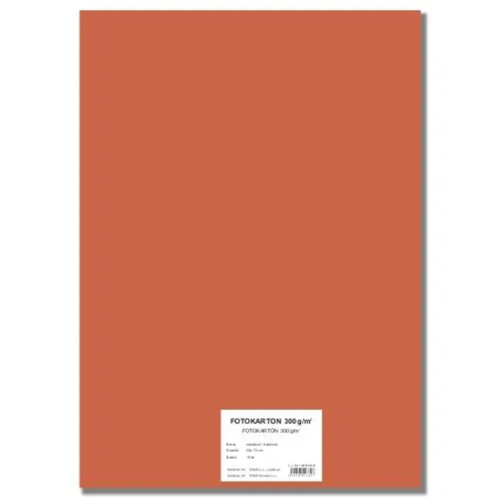 Hauptbild des Produkts Barevný karton EXTRA 300g 50x70cm oranžový [10 listů]