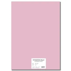 Barevný karton EXTRA 300g 50x70cm růžový [10 listů]