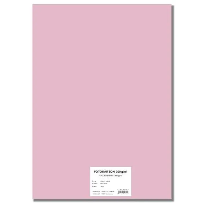 Hauptbild des Produkts Barevný karton EXTRA 300g 50x70cm růžový [10 listů]