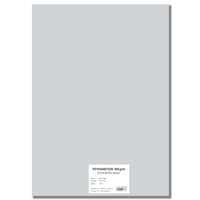 Hauptbild des Produkts Barevný karton EXTRA 300g 50x70cm šedý [10 listů]