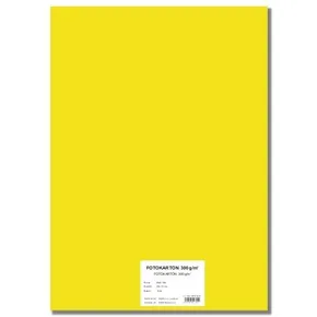 Buntkarton EXTRA 300g A4 gelb [10 Blatt]