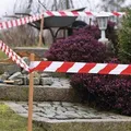 Weiteres Produktbild Absperrband, rot-weiß, 80 mm x 100 m, TESA