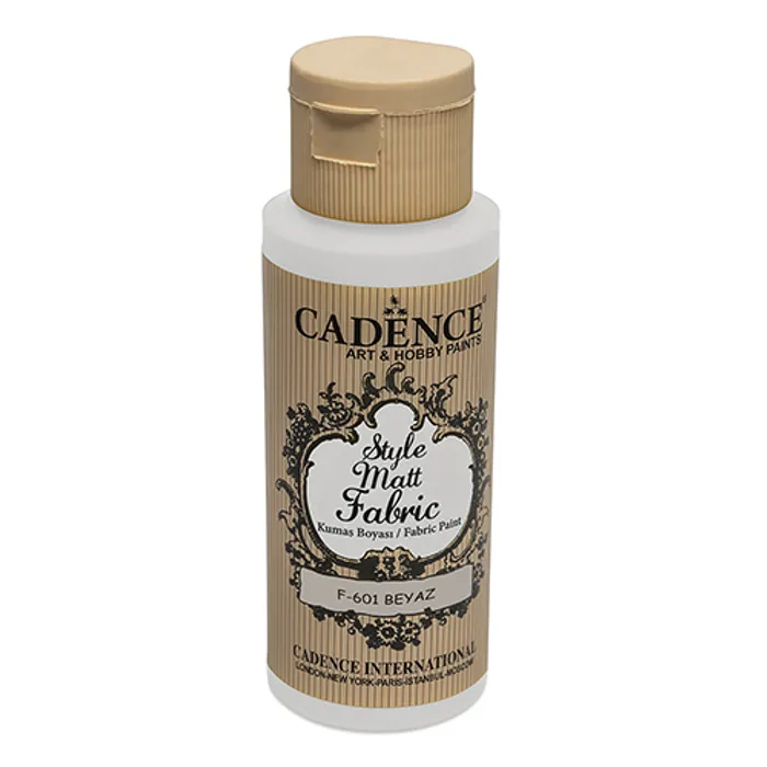 Hauptbild des Produkts Barvy na textil Cadence Style Matt bílá, 59 ml