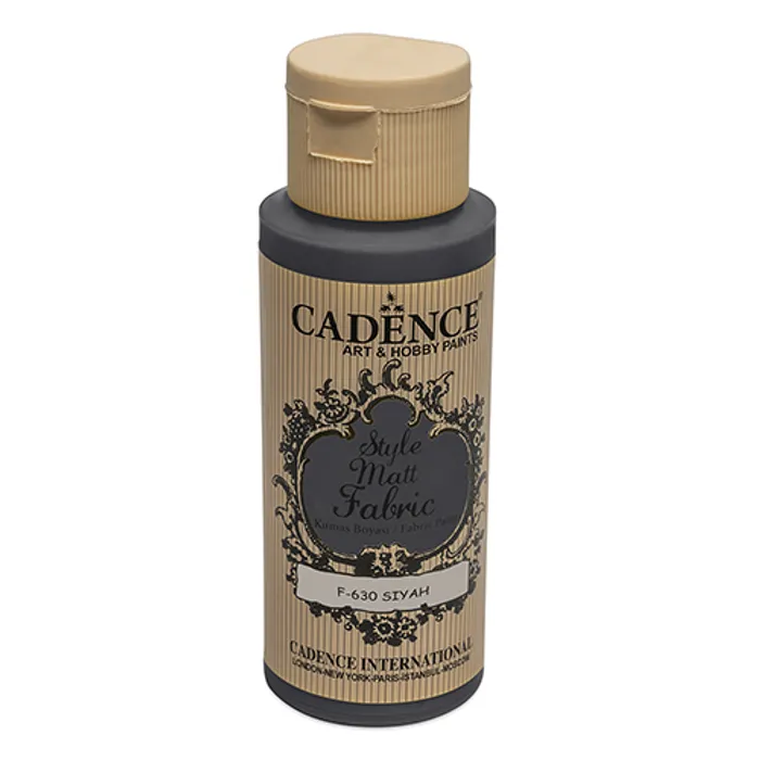 Hauptbild des Produkts Barvy na textil Cadence Style Matt černá, 59 ml