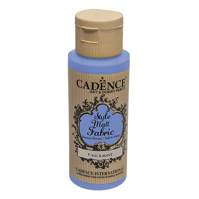 Hauptbild des Produkts Barvy na textil Cadence Style Matt modrá, 59 ml