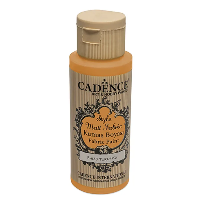 Hauptbild des Produkts Barvy na textil Cadence Style Matt oranžová, 59 ml