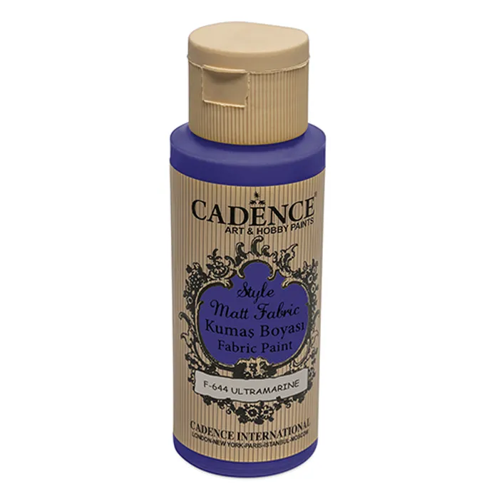 Hauptbild des Produkts Barvy na textil Cadence Style Matt tm. modrá, 59 ml