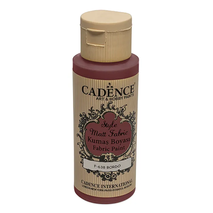Hauptbild des Produkts Barvy na textil Cadence Style Matt vínová, 59 ml