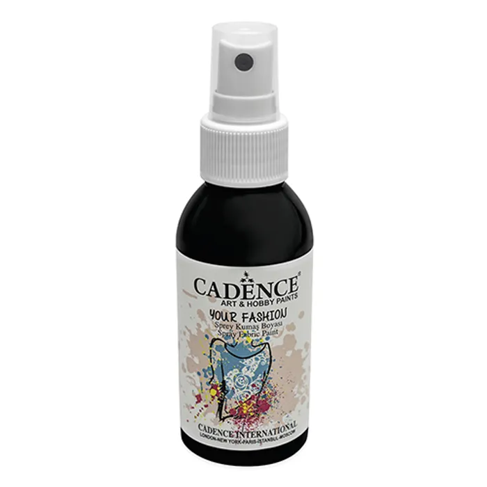 Hauptbild des Produkts Barvy na textil Cadence Your Fashion, černá, 100 ml