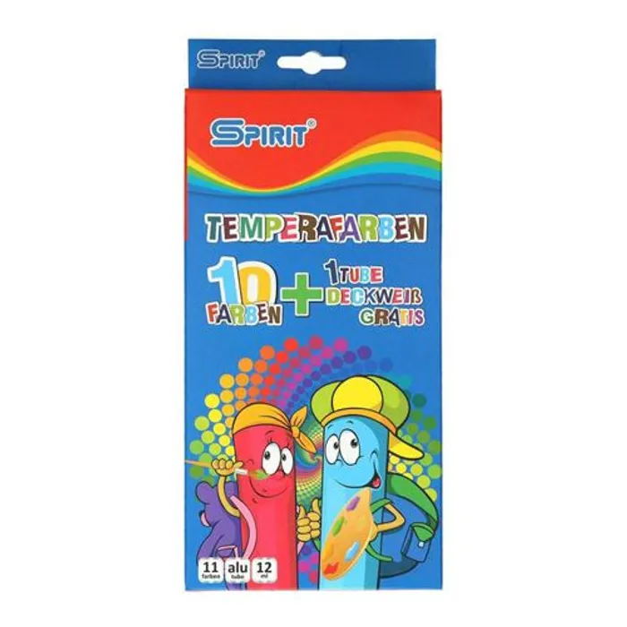 Hauptbild des Produkts Barvy temperové Spirit 12 ml - sada 11 ks