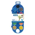 Weiteres Produktbild Aquarellfarben MILAN – 12 Farben, 30 mm + Pinsel