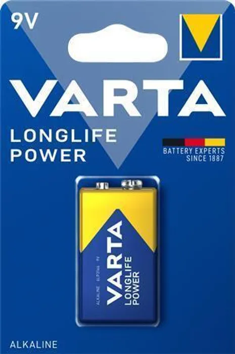 Hauptbild des Produkts Baterie, 9V, 1 ks, VARTA "High Energy"