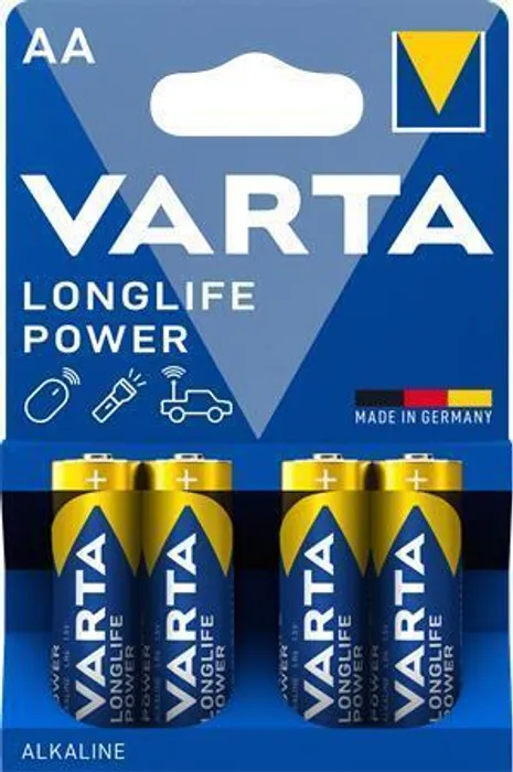 Hauptbild des Produkts Baterie, AA (tužková), 4 ks, VARTA "High Energy"
