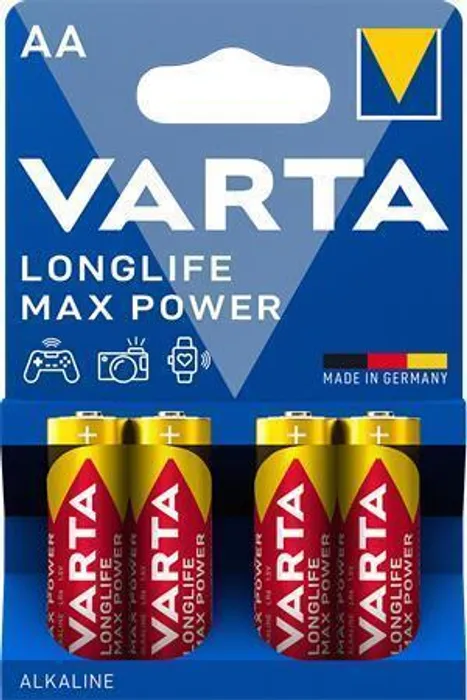 Hauptbild des Produkts Baterie, AA (tužková), 4 ks, VARTA "MaxTech"