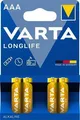 Batterie, AAA (Mikrostift), 4 Stück pro Packung, VARTA „Longlife Extra“
