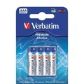 Weiteres Produktbild Batterie, AAA (Mikrostift), 4 Stück pro Packung, VERBATIM