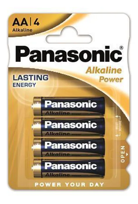 Hauptbild des Produkts Baterie "Alkaline power", AA 4 ks, PANASONIC