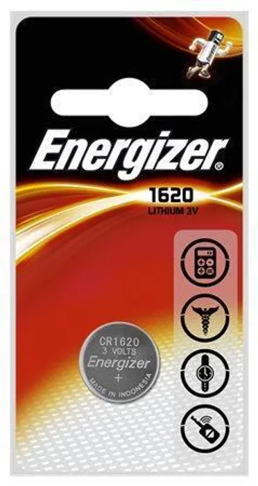 Hauptbild des Produkts Baterie knoflíková, CR1620, 1 ks v balení, ENERGIZER