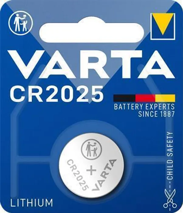 Hauptbild des Produkts Baterie knoflíková, CR2025, 1 ks v balení, VARTA