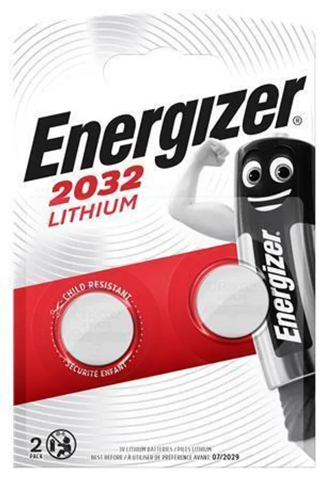 Hauptbild des Produkts Baterie knoflíková, CR2032, 2 ks v balení, ENERGIZER