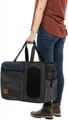 Rucksack und Tragetasche TARA 2in1, 25 x 38 x 50 cm, grau/blau (max. 7kg)
