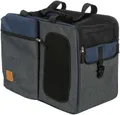 Rucksack und Tragetasche TARA 2in1, 25 x 38 x 50 cm, grau/blau (max. 7kg)