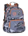 Rucksack „Anatomic Flight Zone“, grau-orange, anatomisch, PULSE