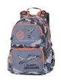 Rucksack „Anatomic Flight Zone“, grau-orange, anatomisch, PULSE