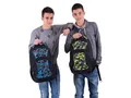 Rucksack „Fever Army“, schwarz-grün, PULSE