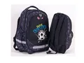Rucksack „Kids Football League“, schwarz, anatomisch, 2 in 1, PULSE