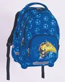 Rucksack "Kids Football", blau, anatomisch, 2 in 1, PULSE