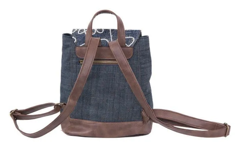 Hauptbild des Produkts Batoh "Mini Jeans Glossy", modrá-hnědá, PULSE