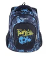 Batoh "Teens Blue Football", modrá-černá, 23l, PULSE