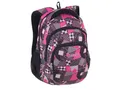 Rucksack "Teens Patch", rosa-grau, PULSE