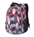 Rucksack "Teens Red Patch", rot-grau, PULSE