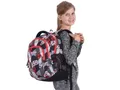 Rucksack "Teens Red Patch", rot-grau, PULSE