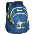 Teens Step up Rucksack, blau-gelb, PULSE 121275