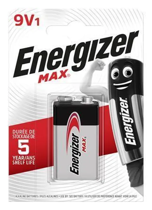 Hauptbild des Produkts Batterie, 9V, 1 db, ENERGIZER "Max"