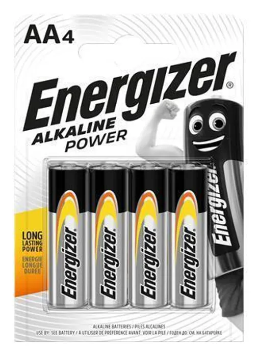 Hauptbild des Produkts Batterie, AA (tužková), 4 ks, ENERGIZER "Alkaline Power"