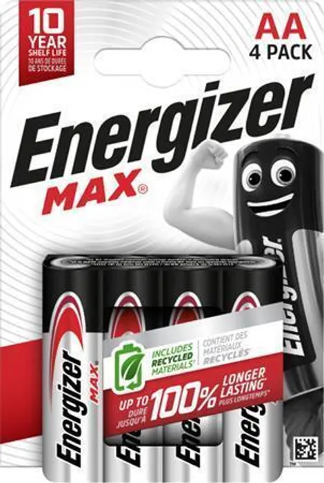 Hauptbild des Produkts Batterie, AAA (mikrotužková), 4 ks, ENERGIZER "Max"
