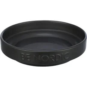 BE NORDIC flache Keramikschale, 0,3l / 16 cm, schwarz