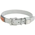 BE NORDIC Lederhalsband - hellgrau - SALE L-XL: 55 cm/30 mm